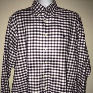 Brooks Brothers Plad Button Down Size: Large