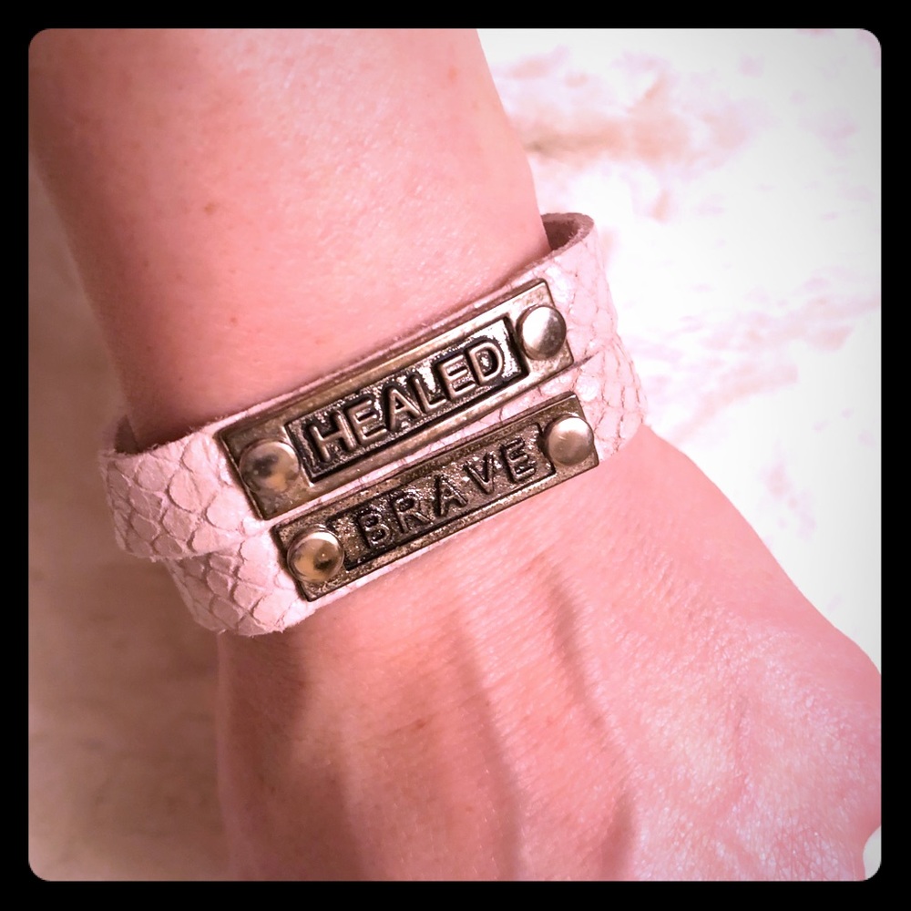 Inspirational Leather Bracelet
