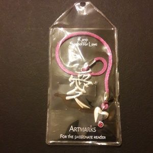 Bkmk  kanji: love book mark