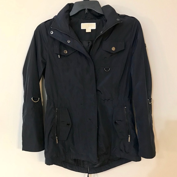 Michael Kors Jackets & Blazers - MK navy rain jacket