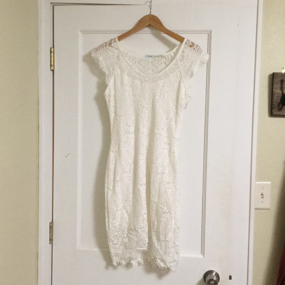 Kimchi Blue Eyelash Lace Hilo Mini