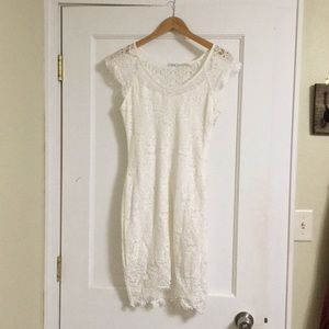 Kimchi Blue Eyelash Lace Hilo Mini