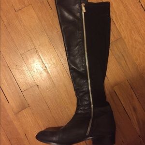 Black tall Michael Kors boots
