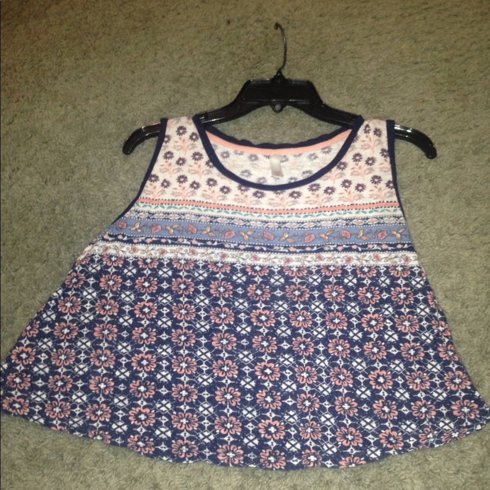 Floral tank top