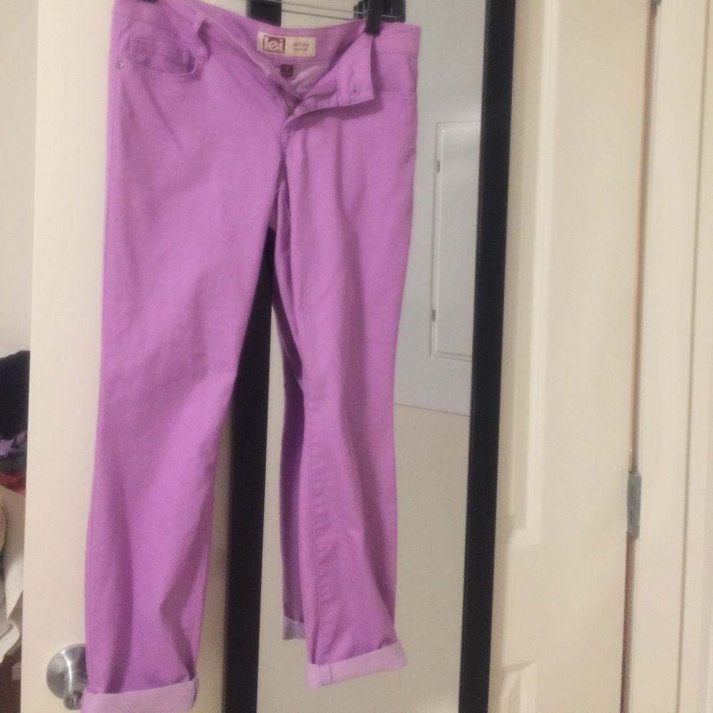 NWOT lei low rise stretch cropped leggings