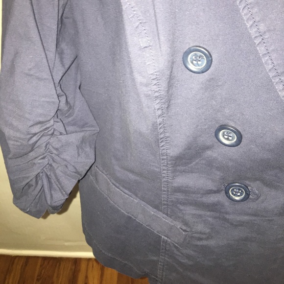 Navy double breasted jacket - Picture 3 of 5