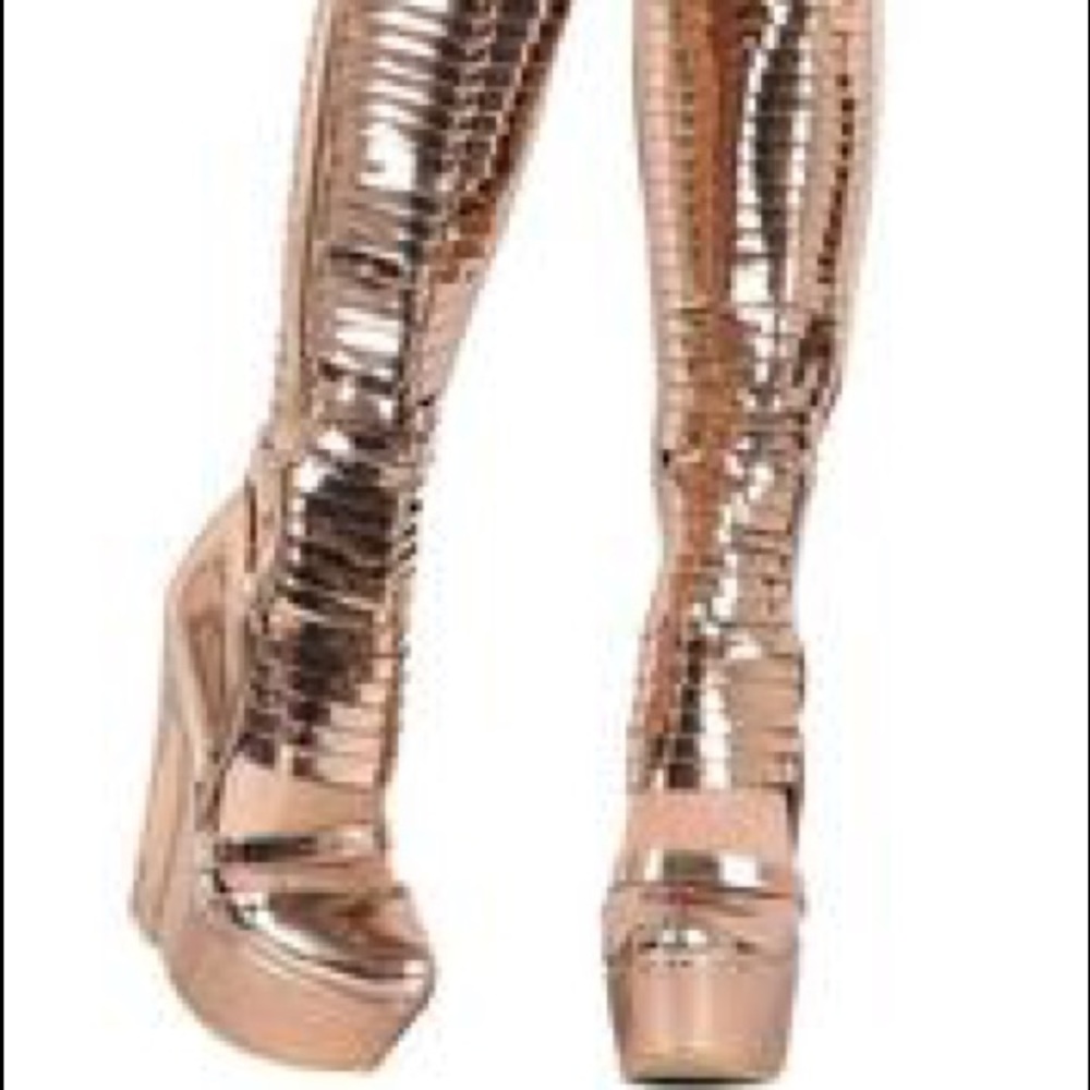 Boot Over knee High Platform
