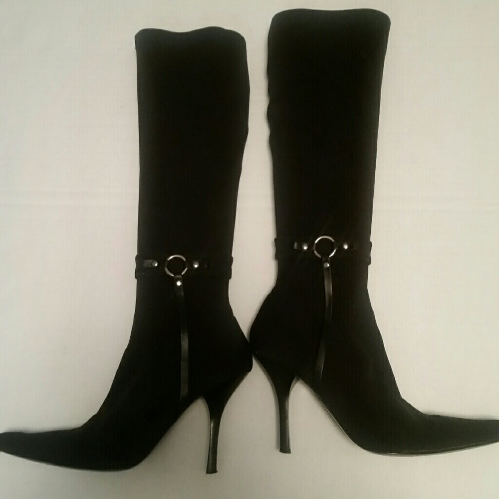 Zino Women's Black Boots Thigh High Size 6.5