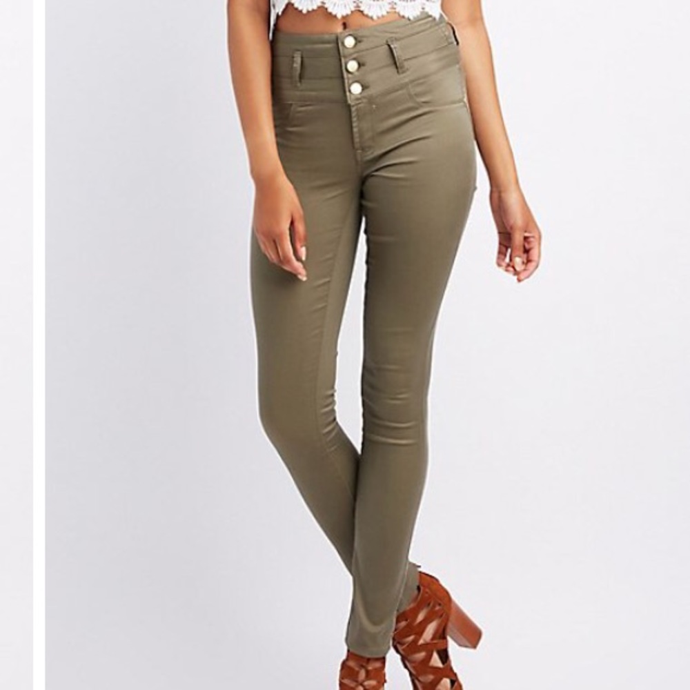 High Waisted Skinny Jeans