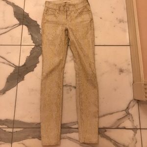 7 for all mankind stretchy holiday pants