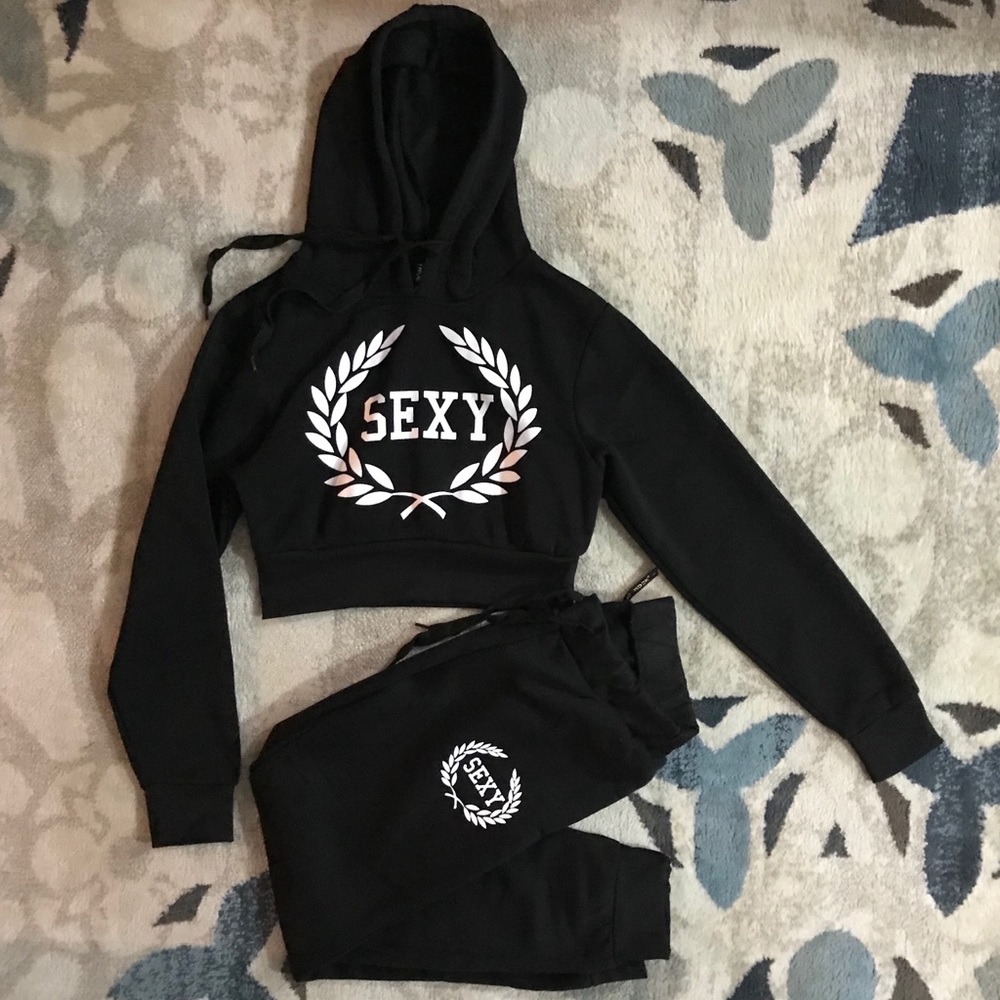 Sexy Cropped workout Outfit