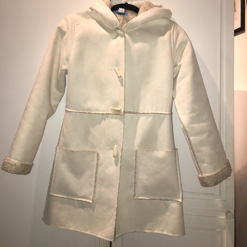 🌈PRICE DROP Sigrid Olsen Faux Shearling Coat XS