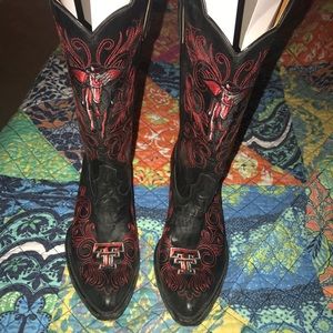 Texas tech cowboy boots