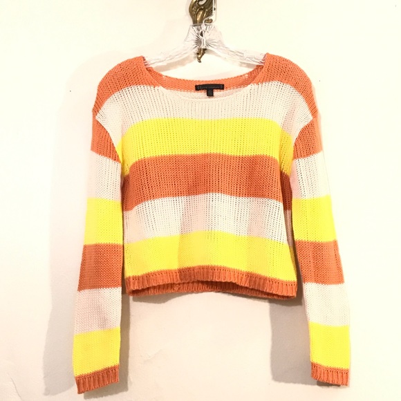 💛LUCCA COUTURE💛NWOT Bright Cropped Sweater - Picture 6 of 6