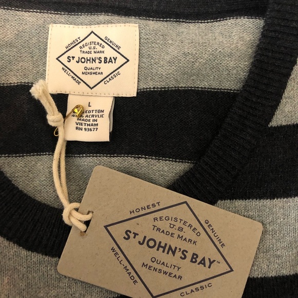 Men’s St John’s Bay Crewneck Sweater - Picture 4 of 7