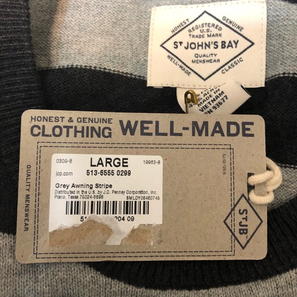 Men’s St John’s Bay Crewneck Sweater - Picture 5 of 7