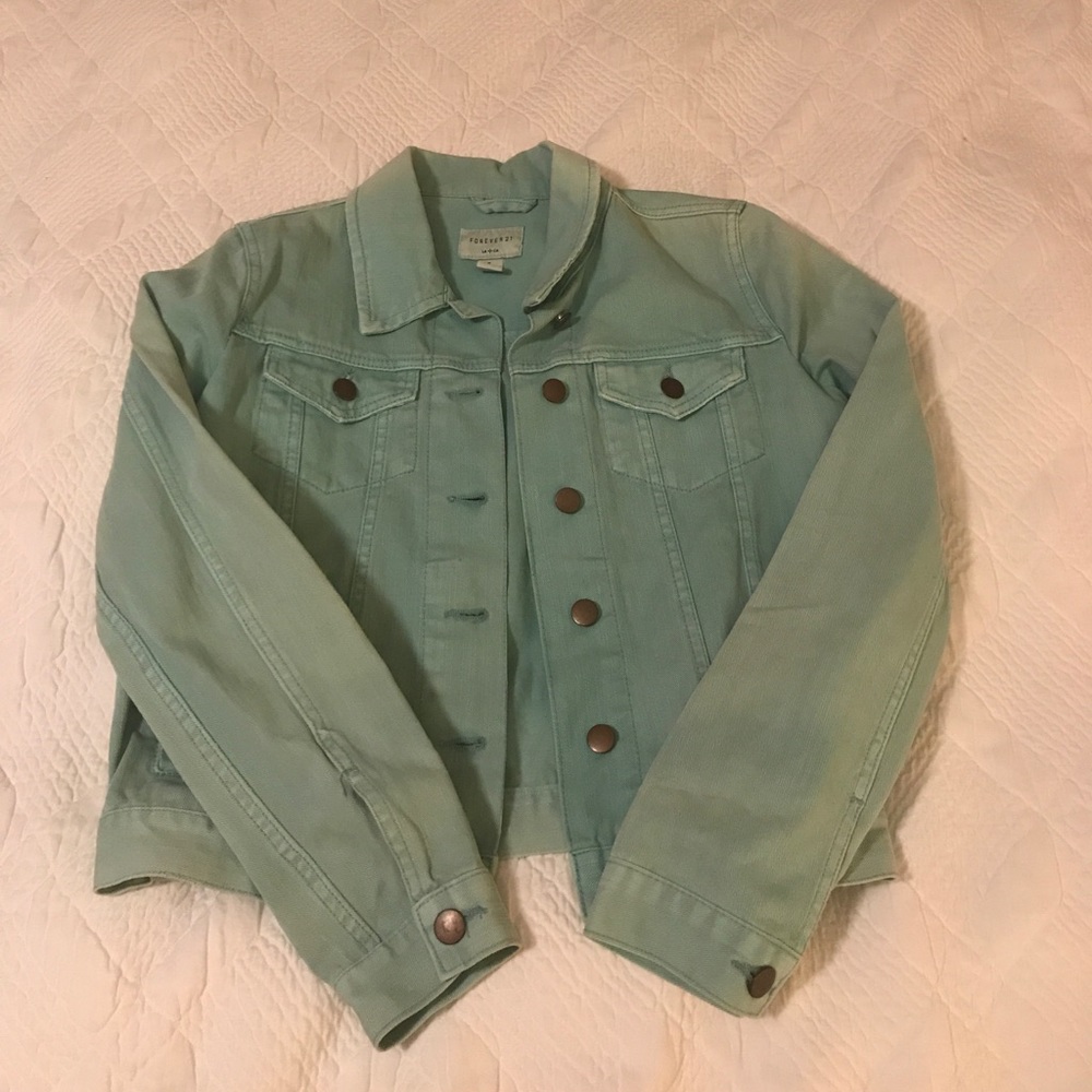 Forever 21 torques blue jean jacket