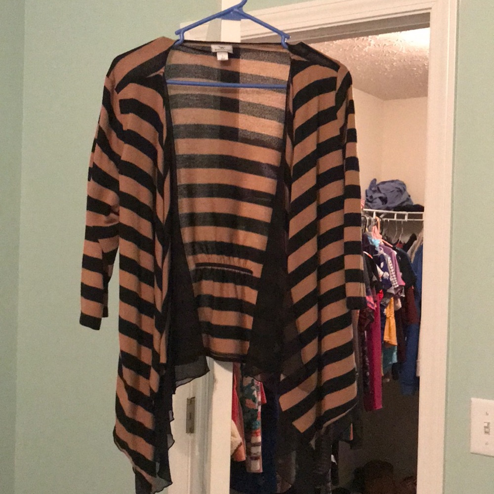 Brown/Black Stripped Sweater