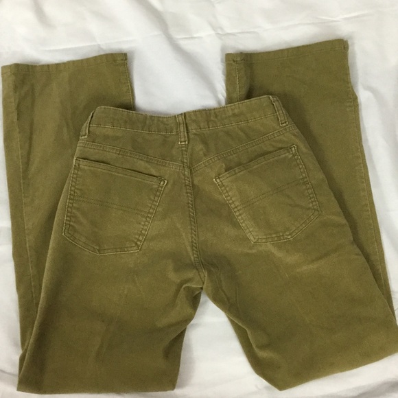 Polo Jeans Co yellow/green corduroy jeans size 2 - Picture 4 of 4