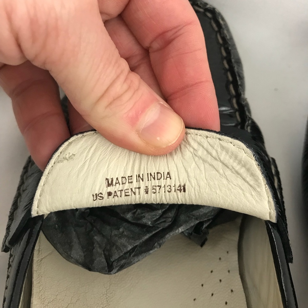 Cole Haan Patent Leather Loafers in Black - Picture 7 of 7