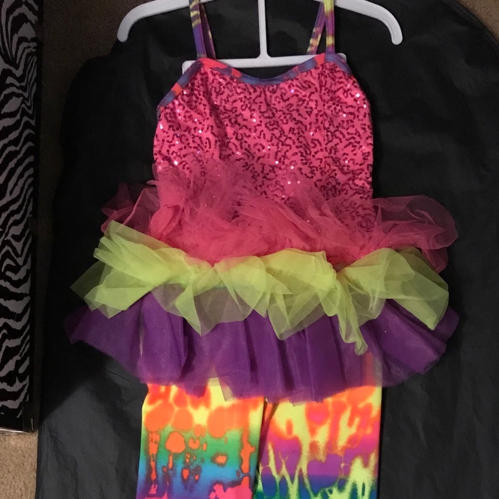 Girls dance costume