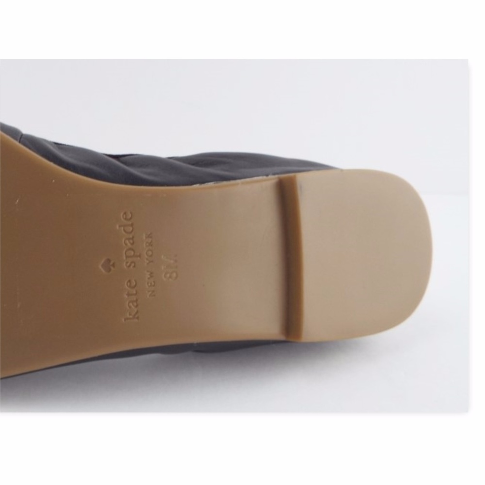 New KATE SPADE Black Crystal Bow Ballet Flats 8 - Picture 6 of 6