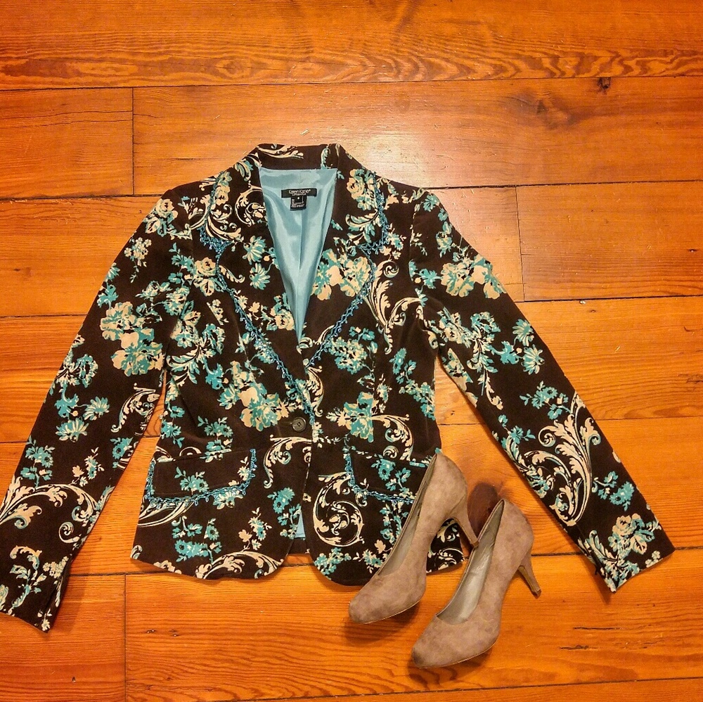 SALE!☀ Velvet Blazer Jacket! Karen Kane sz. 6