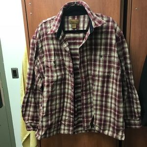 Thick flannel shirt XL