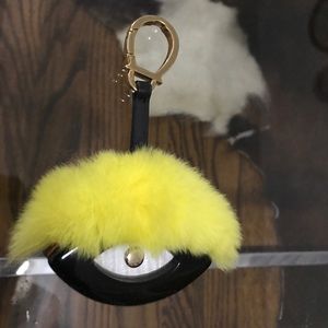 Etienne Aigner Rabbit Fur Purse Charm