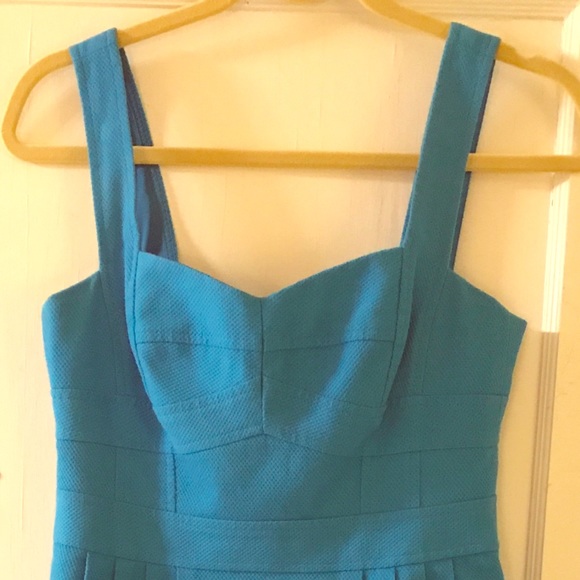 Nanette Lepore teal dress - Picture 1 of 5