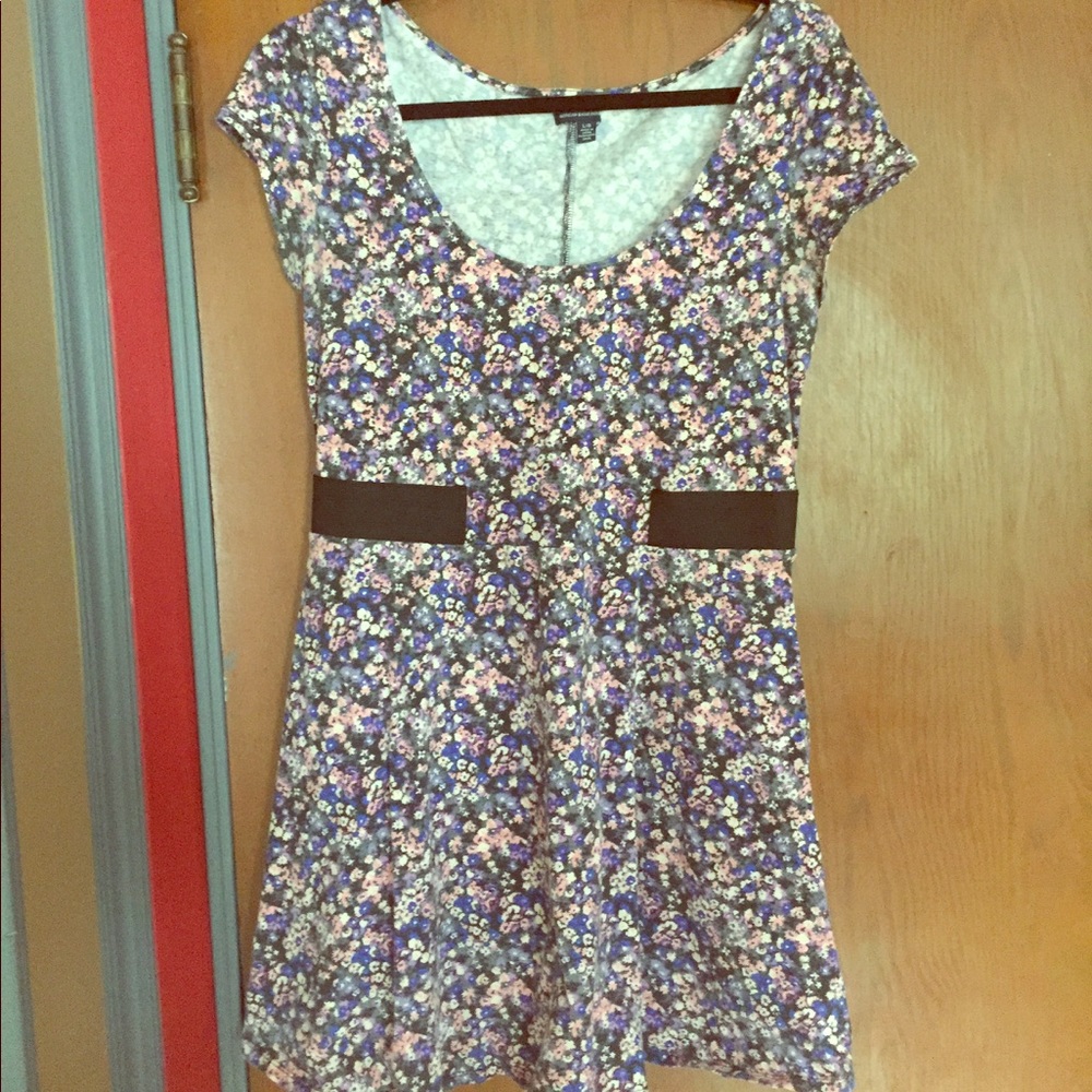 American Eagle Floral Skater/Fit & Flare Dress