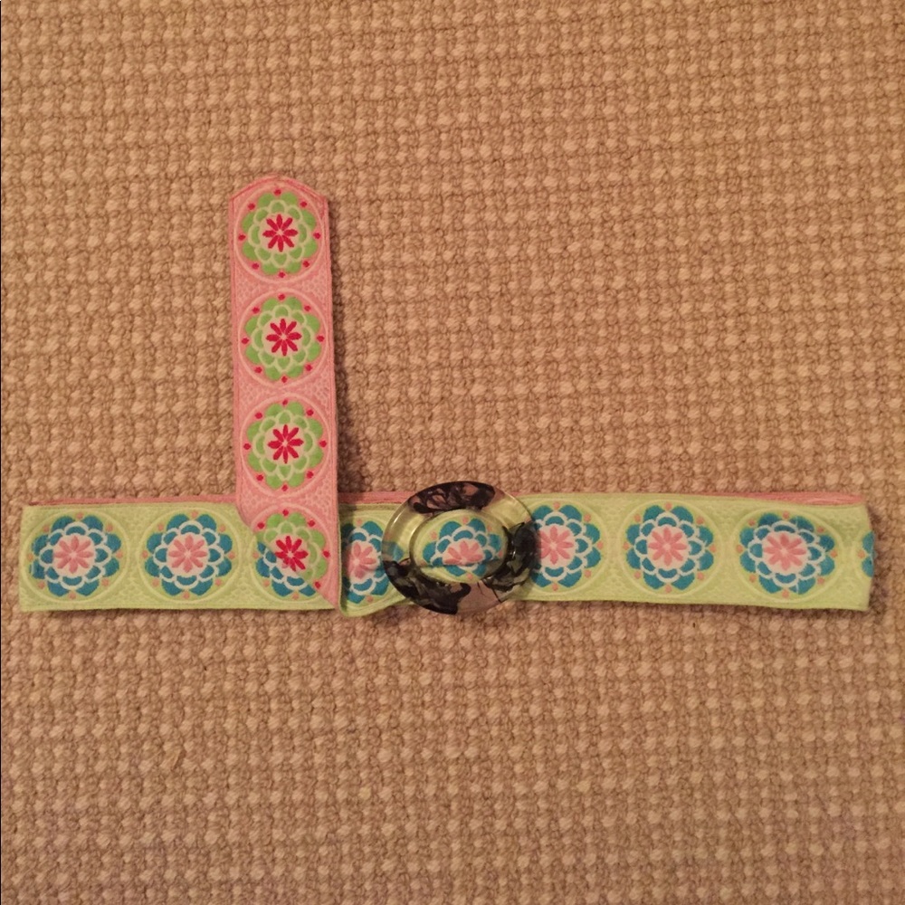 Reversible Jacquard Ribbon Belt