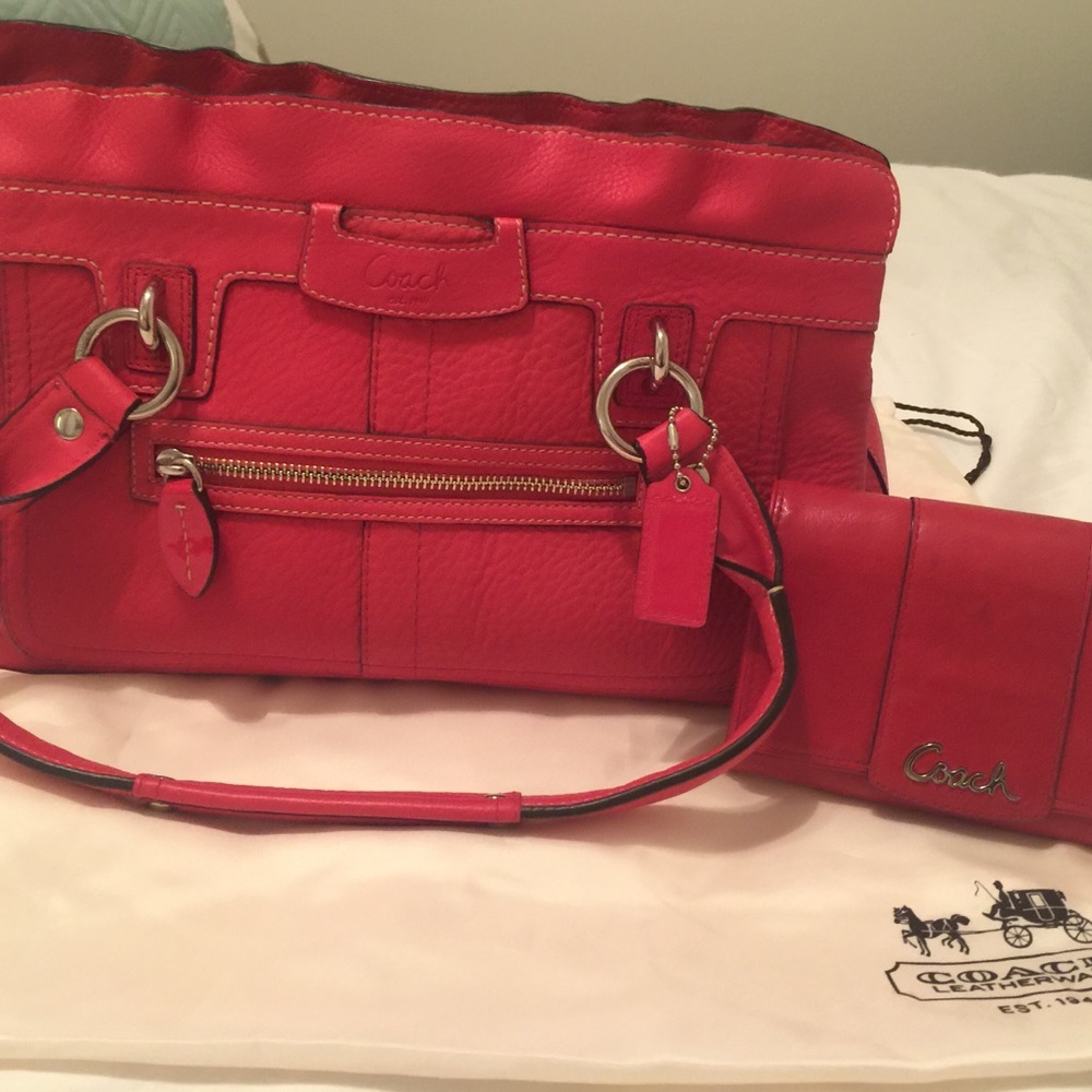 Coach Penelope Red Purse