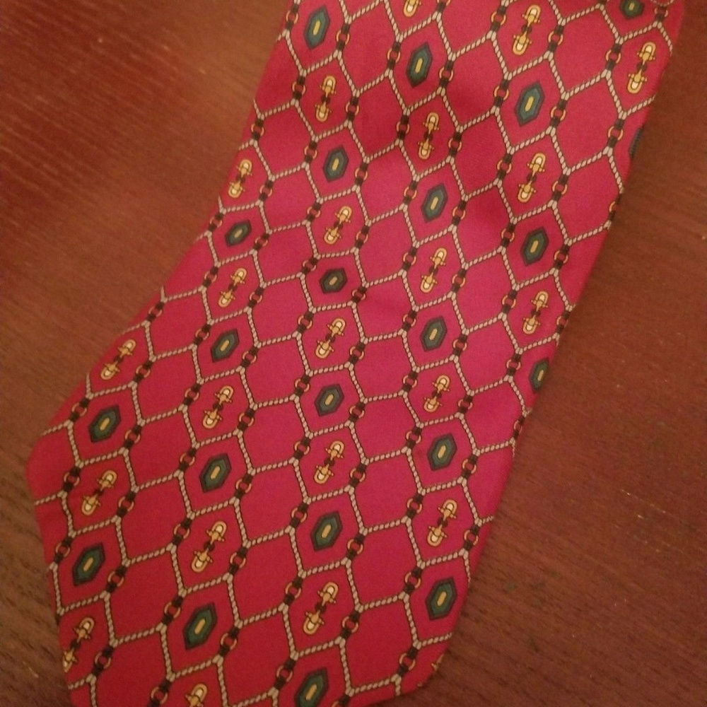 Jonathan Stewart Silk Red Men's Tie NWOT