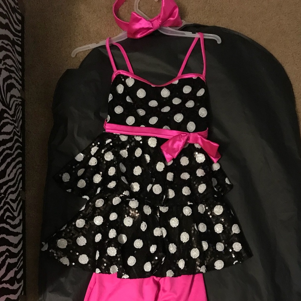 Girls dance costume