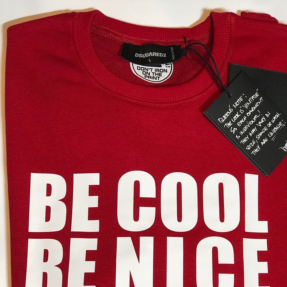 Dsquared2 Be Cool Be Nice Sweater