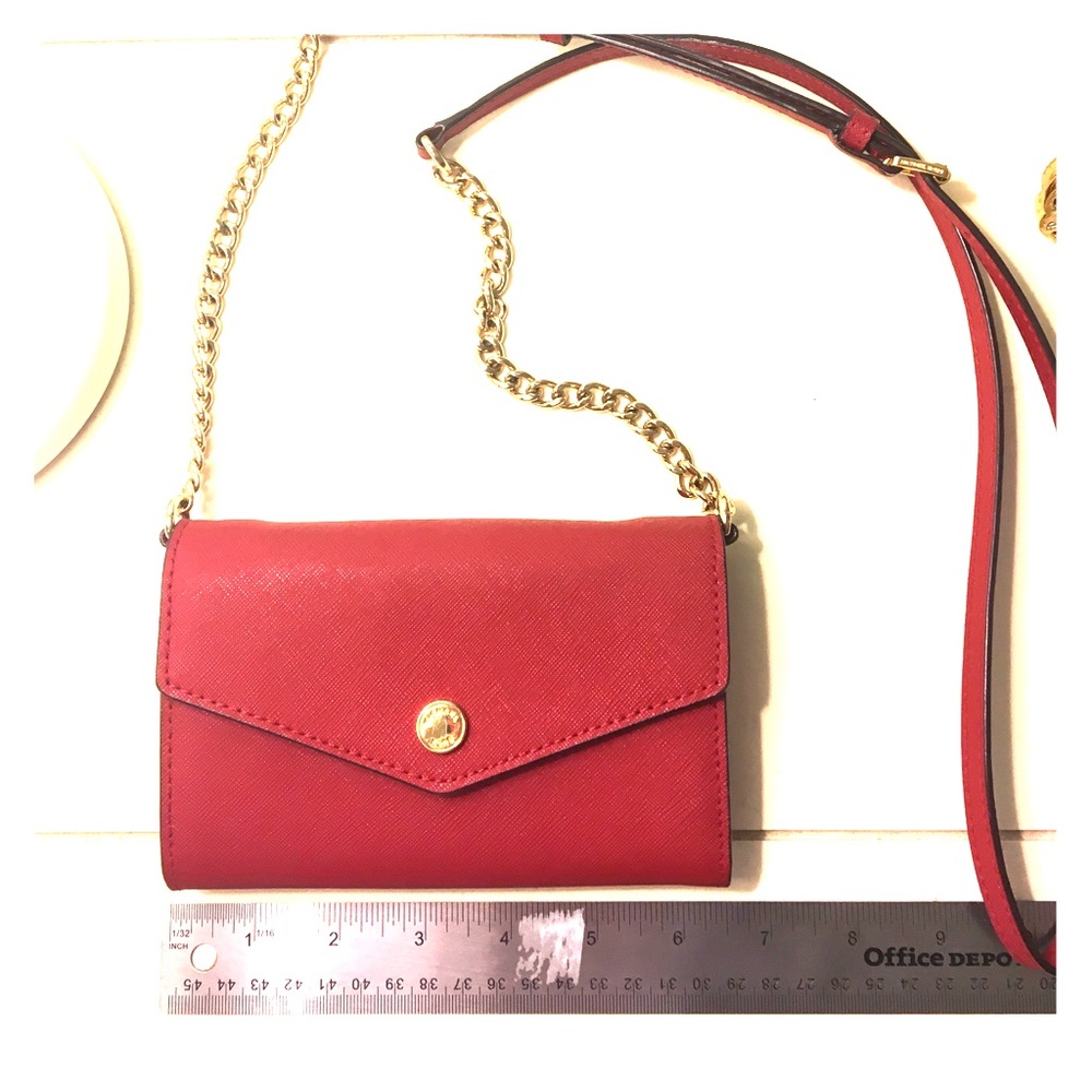 Michael kors Red/gold crossbody