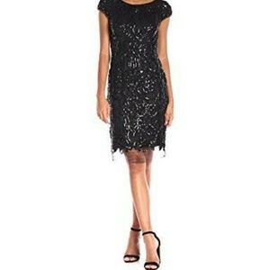💖Vera Wang Sequins Embellished Black dress💖