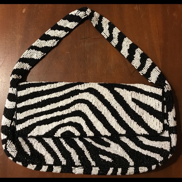 White House Black Market Handbags - White House Black Market Beaded Bag