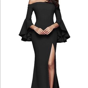 Elegant off the shoulder gown