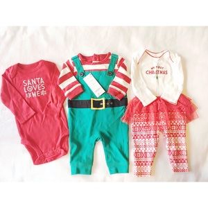 Baby girl first Christmas bundle size 3 Months