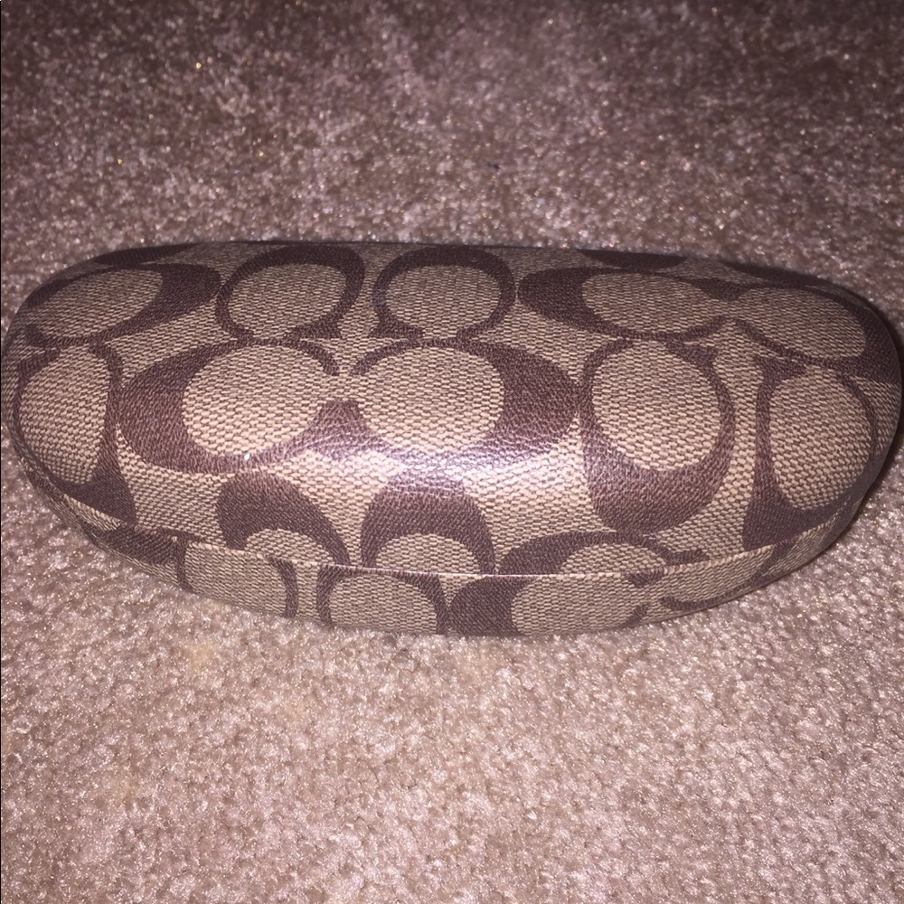 Coach glasses case