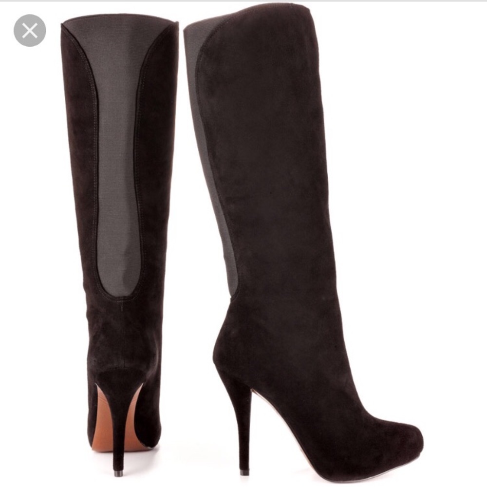Enzo Angiolini Yabbo Black Suede Boots