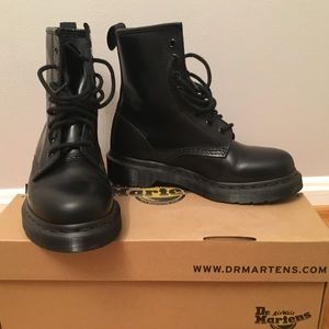 BRAND NEW black Dr. Martens combat boots