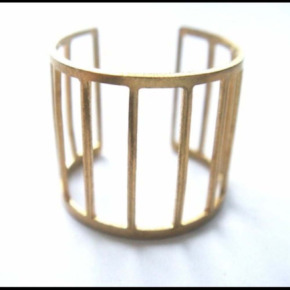 Brass Cage Ring