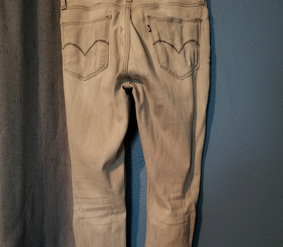 Levi's light grey stretch skinny - Picture 2 of 3