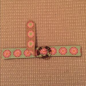 Reversible Jacquard Ribbon Belt