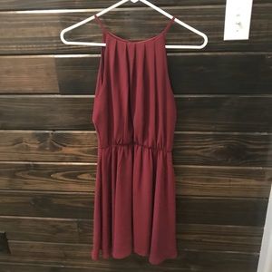 cute red dress! small stain on front MAKE OFFER