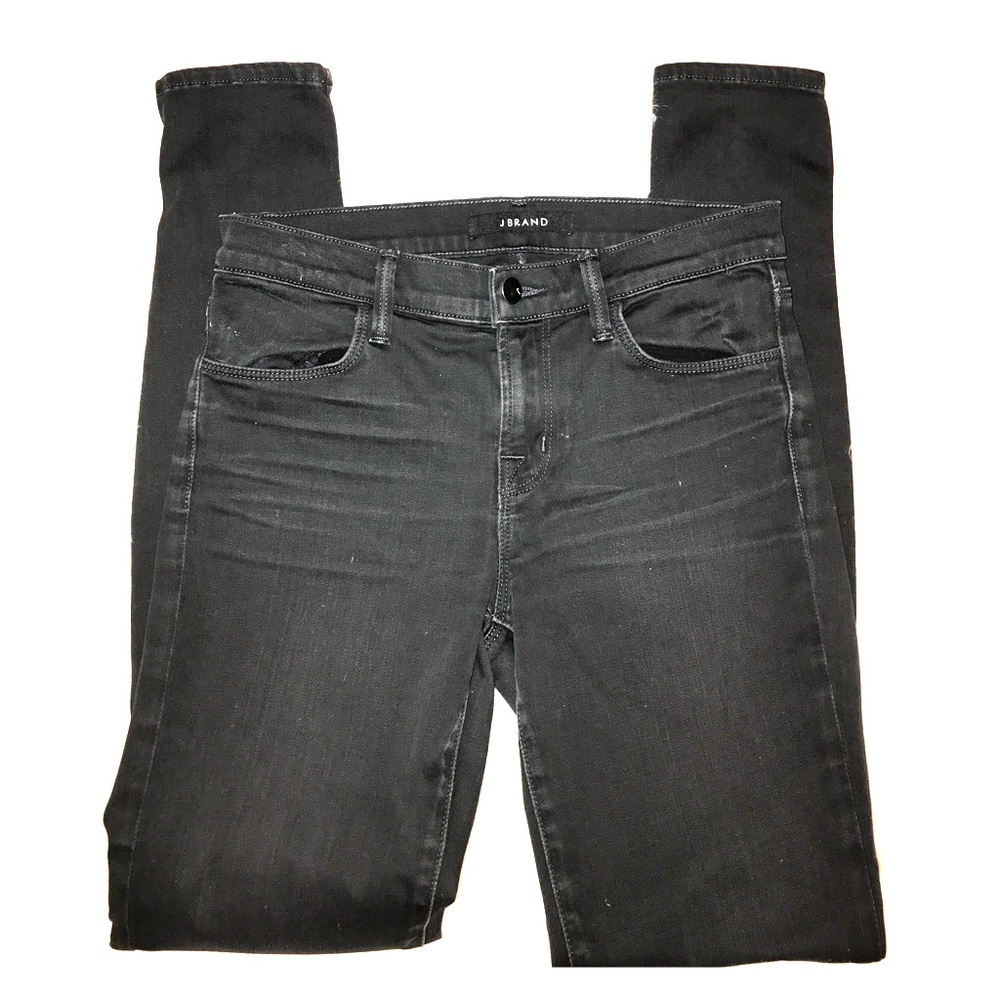 J brand super skinny charcoal gray jeans! Size 26