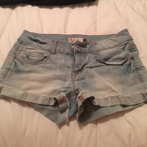 Denim shorts